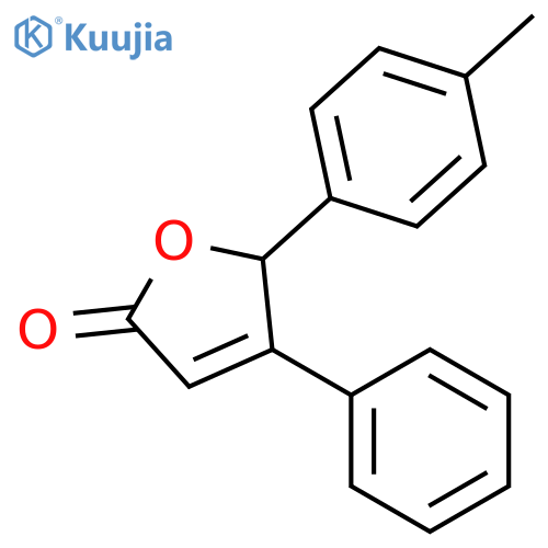 2(5H)-Furanone, 5-(4-methylphenyl)-4-phenyl- structure
