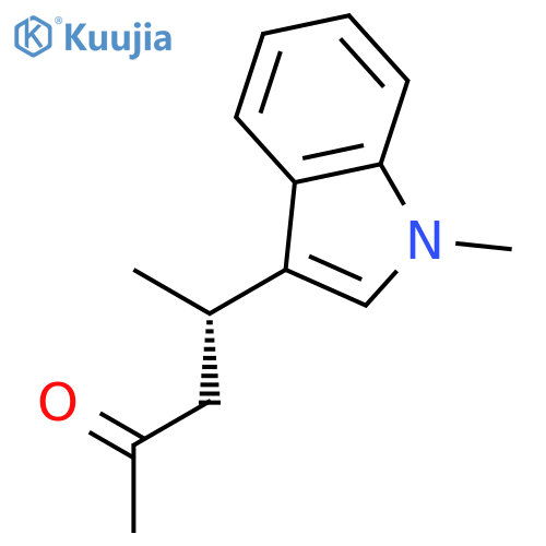 2-Pentanone, 4-(1-methyl-1H-indol-3-yl)-, (S)- structure