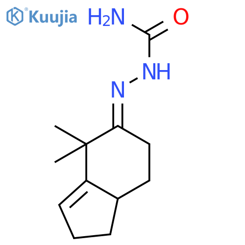 Hydrazinecarboxamide,2-(1,2,4,6,7,7a-hexahydro-4,4-dimethyl-5H-inden-5-ylidene)- structure
