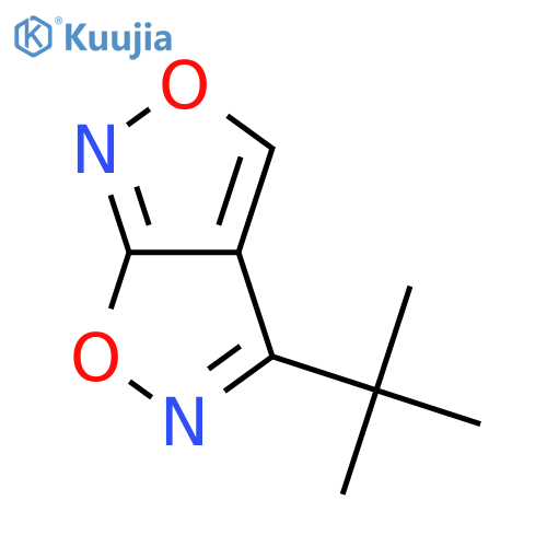 Isoxazolo[5,4-c]isoxazole,3-(1,1-dimethylethyl)- structure