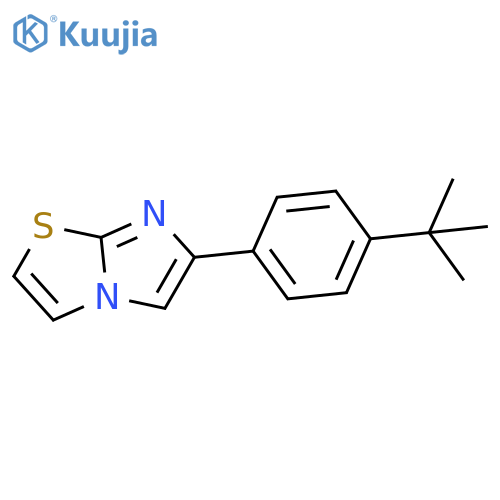 6-(4-TERT-BUTYLPHENYL)IMIDAZO2,1-B1,3THIAZOLE structure