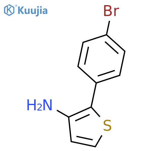 2-(4-Bromophenyl)thiophen-3-amine structure