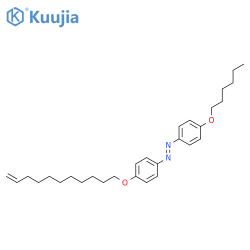 Diazene, [4-(hexyloxy)phenyl][4-(10-undecenyloxy)phenyl]- structure