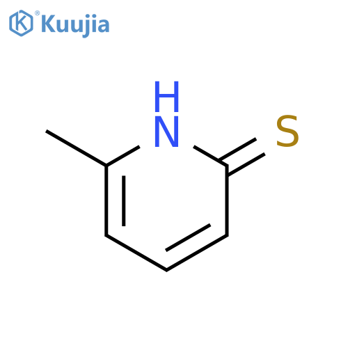 6-methylpyridine-2-thiol structure