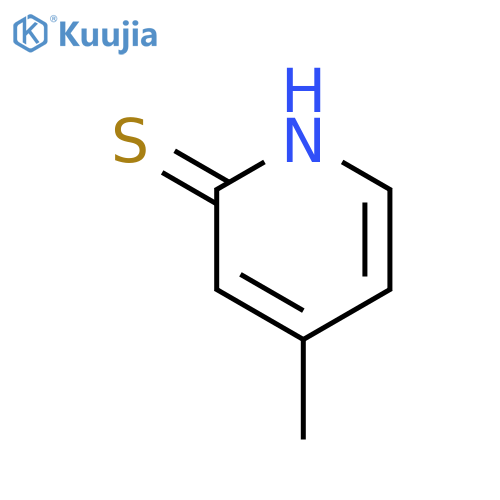 4-methylpyridine-2-thiol structure