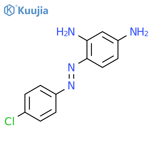 4-(E)-(4-Chlorophenyl)diazenylbenzene-1,3-diamine structure