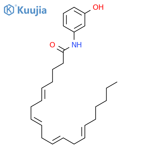 N-(3-Hydroxyphenyl)-Arachidonoyl Amide structure