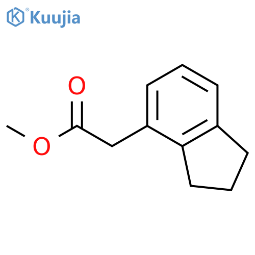 1H-INDENE-4-ACETIC ACID, 2,3-DIHYDRO-, METHYL ESTER structure