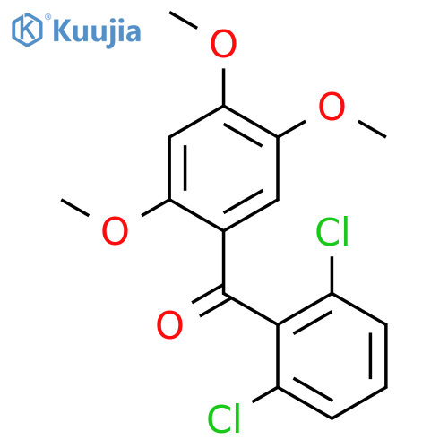 Methanone, (2,6-dichlorophenyl)(2,4,5-trimethoxyphenyl)- structure