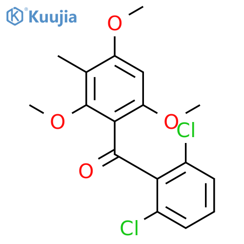 Methanone, (2,6-dichlorophenyl)(2,4,6-trimethoxy-3-methylphenyl)- structure
