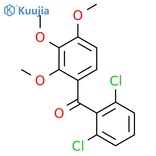 Methanone, (2,6-dichlorophenyl)(2,3,4-trimethoxyphenyl)- structure