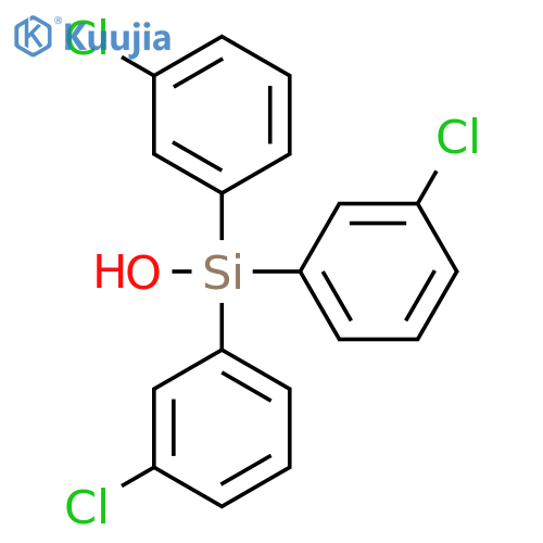 Silanol, tris(3-chlorophenyl)- structure
