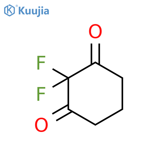2,2-Difluorocyclohexane-1,3-dione structure
