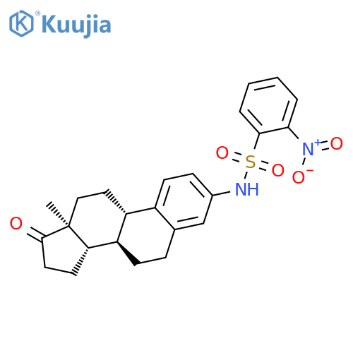 Benzenesulfonamide, 2-nitro-N-(17-oxoestra-1,3,5(10)-trien-3-yl)- structure