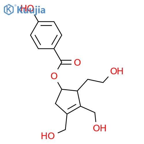 Eucommiol; 6-O-(4-Hydroxybenzoyl) structure