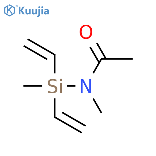 N-[Diethenyl(methyl)silyl]-N-methylacetamide structure