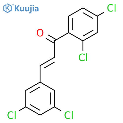 2-Propen-1-one, 1-(2,4-dichlorophenyl)-3-(3,5-dichlorophenyl)- structure
