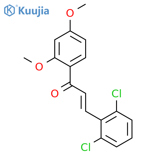 2-Propen-1-one, 3-(2,6-dichlorophenyl)-1-(2,4-dimethoxyphenyl)- structure