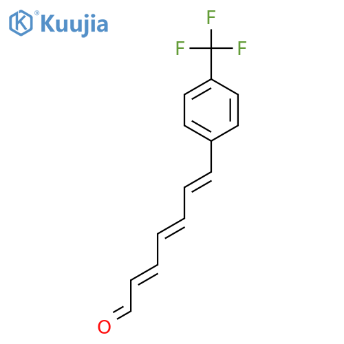 2,4,6-Heptatrienal, 7-[4-(trifluoromethyl)phenyl]-, (2E,4E,6E)- structure