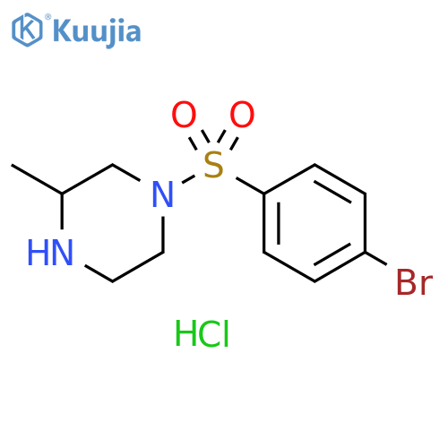 1-(4-Bromobenzenesulfonyl)-3-methylpiperazine structure