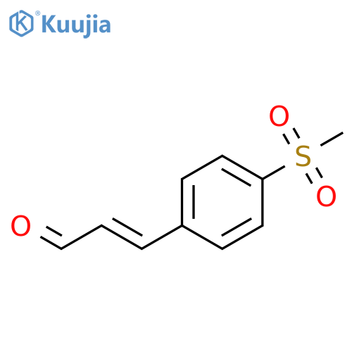 2-Propenal, 3-[4-(methylsulfonyl)phenyl]-, (2E)- structure
