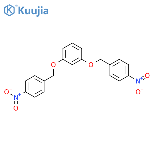 Benzene, 1,3-bis[(4-nitrophenyl)methoxy]- structure