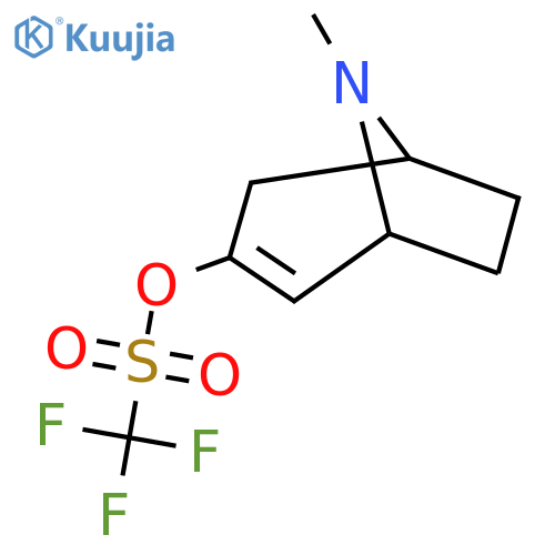 8-methyl-8-azabicyclo[3.2.1]oct-2-en-3-yl trifluoromethanesulfonate structure
