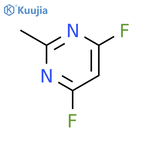 4,6-difluoro-2-methylpyrimidine structure