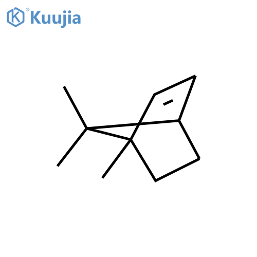Bicyclo[2.2.1]hept-2-ene, 1,7,7-trimethyl-, (1R)- structure