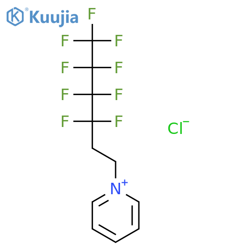 PYRIDINIUM, 1-(3,3,4,4,5,5,6,6,6-NONAFLUOROHEXYL)-, CHLORIDE structure