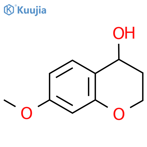 2H-1-Benzopyran-4-ol,3,4-dihydro-7-methoxy- structure