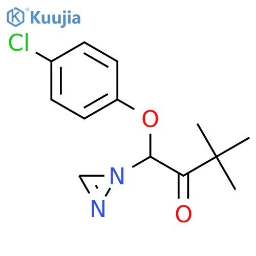 1-(4-Chlorophenoxy)-1-(1H-diaziren-1-yl)-3,3-dimethylbutan-2-one structure