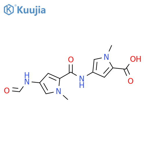 1H-Pyrrole-2-carboxylic acid,4-[[[4-(formylamino)-1-methyl-1H-pyrrol-2-yl]carbonyl]amino]-1-methyl- structure