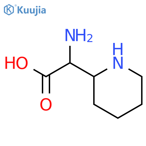 2-(Piperidin-2-yl)glycine structure