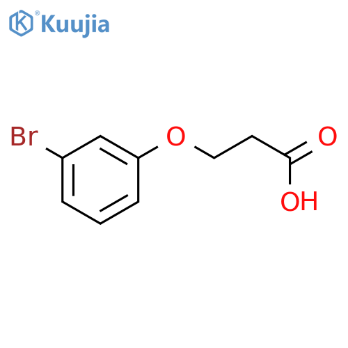 3-(3-Bromophenoxy)propanoic Acid structure