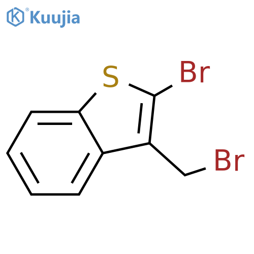 Benzo[b]thiophene, 2-bromo-3-(bromomethyl)- structure