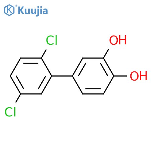 [1,1'-Biphenyl]-3,4-diol, 2',5'-dichloro- structure