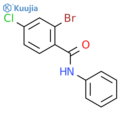 Benzamide, 2-bromo-4-chloro-N-phenyl- structure