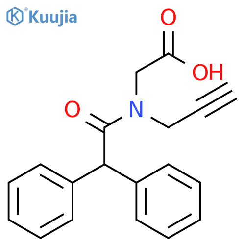 GLYCINE, N-(DIPHENYLACETYL)-N-2-PROPYNYL- structure