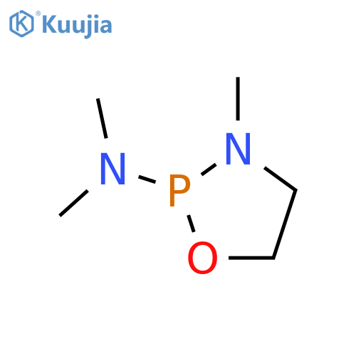 1,3,2-oxaazaphospholidine, 2-dimethylamino-3-methyl- structure