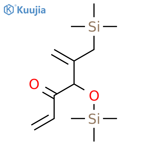 1,5-Hexadien-3-one, 5-[(trimethylsilyl)methyl]-4-[(trimethylsilyl)oxy]- structure