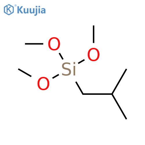 Isobutyltrimethoxysilane structure
