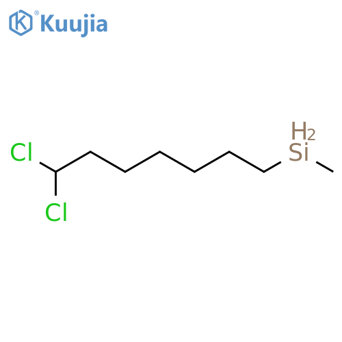 Silane,dichloroheptylmethyl- structure