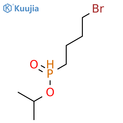 Phosphinic acid, (4-bromobutyl)-, 1-methylethyl ester structure