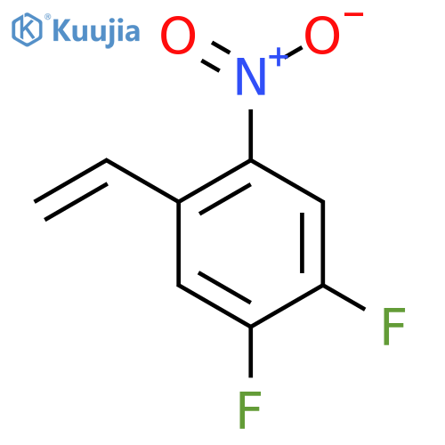 1-Ethenyl-4,5-difluoro-2-nitrobenzene structure