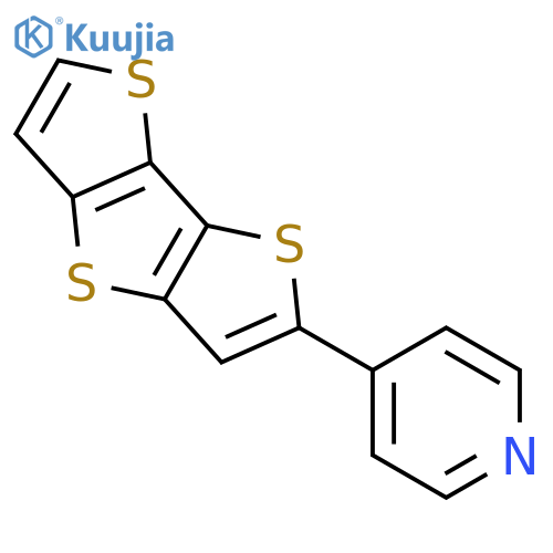 PYRIDINE, 4-DITHIENO[3,2-B:2',3'-D]THIEN-2-YL- structure
