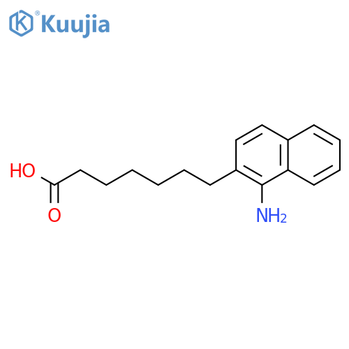 2-Naphthaleneheptanoic acid, 1-amino- structure