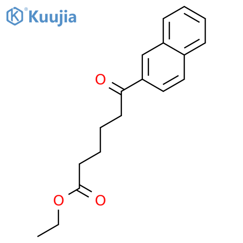 Ethyl 6-naphthalen-2-yl-6-oxohexanoate structure