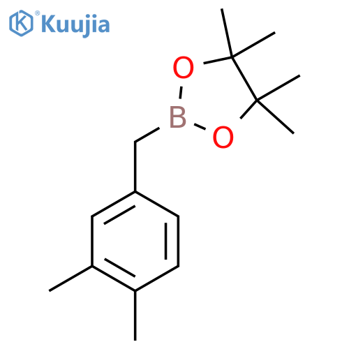 2-(3,4-Dimethylbenzyl)-4,4,5,5-tetramethyl-1,3,2-dioxaborolane structure