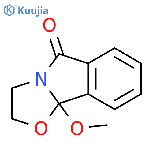 Oxazolo[2,3-a]isoindol-5(9bH)-one, 2,3-dihydro-9b-methoxy- structure
